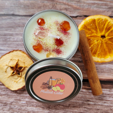Load image into Gallery viewer, Mini holiday scented soy wax candle sample 
