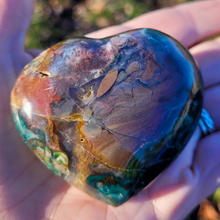 Load image into Gallery viewer, Ocean Jasper Gemstone Heart - 2.75 inch
