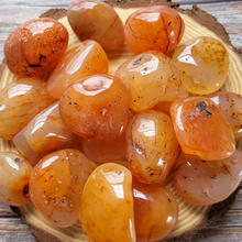 Load image into Gallery viewer, Large Carnelian Tumbled Gemstones 
