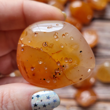 Load image into Gallery viewer, Large tumbled carnelian gemstones
