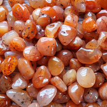 Load image into Gallery viewer, Large Carnelian Tumbled Gemstones 
