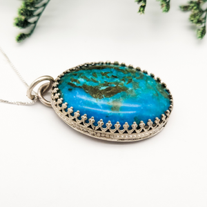 Sterling Silver and Turquoise Pendant