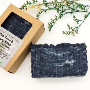 Tea Tree and Clary Sage Charcoal Soap 
