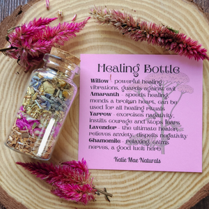 Healing Spell Bottle - Herbs for Healing