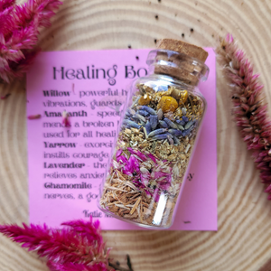 Healing Spell Bottle - Herbs for Healing