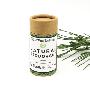 Fir Needle and Tea Tree Zero Waste Natural Deodorant - Trial Size
