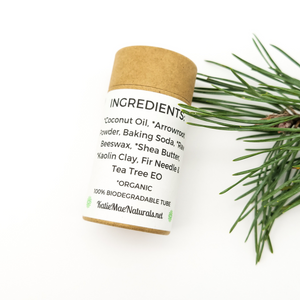 Fir Needle and Tea Tree Zero Waste Natural Deodorant - Trial Size