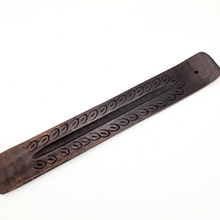 Load image into Gallery viewer, Black Mango Wood Stick Incense Burner
