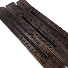 Load image into Gallery viewer, Black Mango Wood Stick Incense Burner
