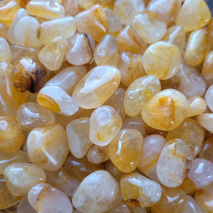 Golden healer quartz tumbled gemstones 