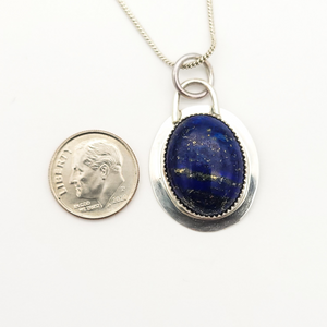 Lapis Lazuli Sterling Silver Pendant