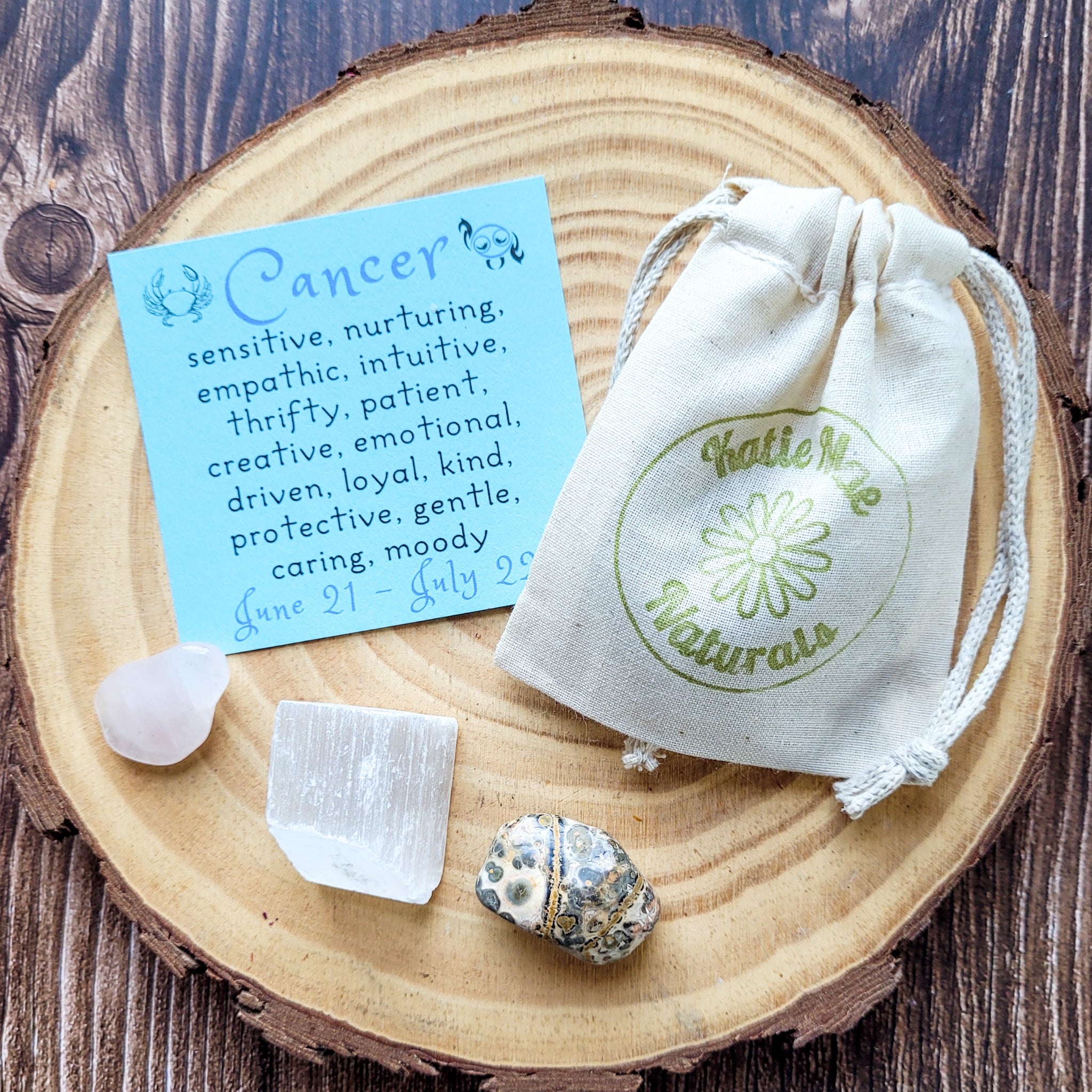 Cancer zodiac stones and crystals on sale