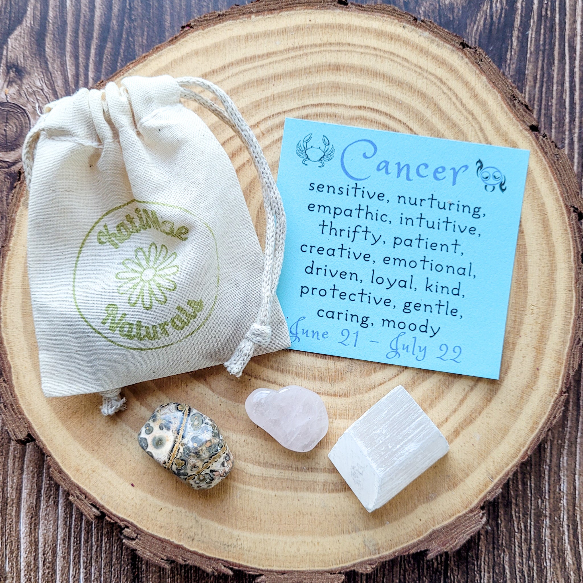Cancer zodiac crystals and stones top
