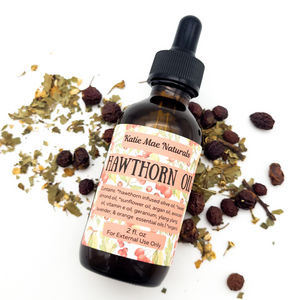 Hawthorn herbal massage and perfume oil
