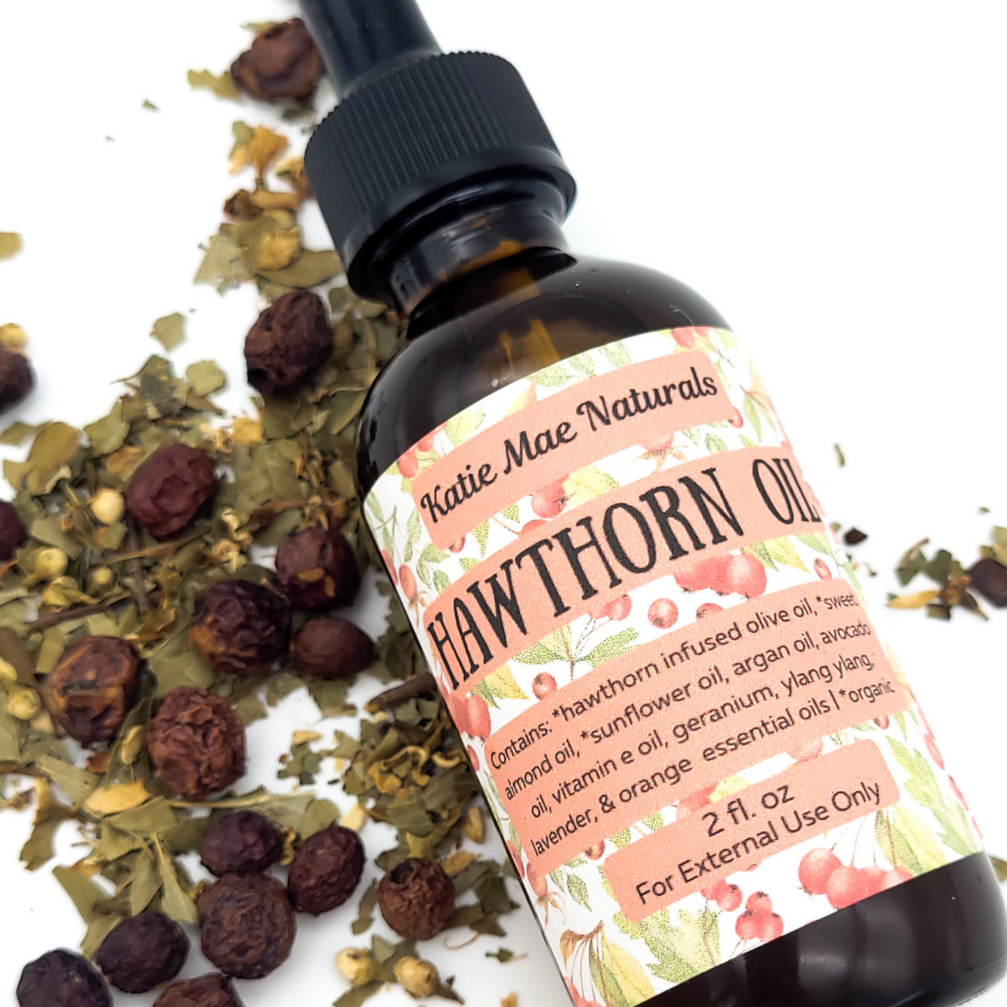 Hawthorn herbal infused oil