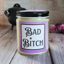 Load image into Gallery viewer, Bad bitch funny quote candle
