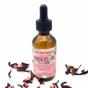 Hibiscus infused herbal ritual oil for divine feminine energy 