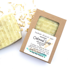 Load image into Gallery viewer, Handmade vegan oatmeal soap bar
