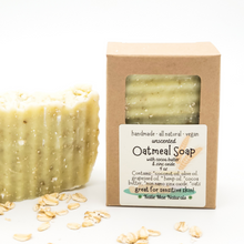 Load image into Gallery viewer, Vegan Oatmeal Soap with Zinc - Unscented
