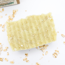 Load image into Gallery viewer, Vegan Unscented Oatmeal bar soap 
