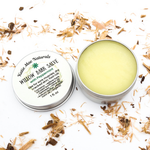 White Willow Bark Salve with Peppermint - Natural Herbal Salve