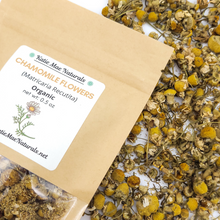 Load image into Gallery viewer, Organic dried chamomile flowers bulk 
