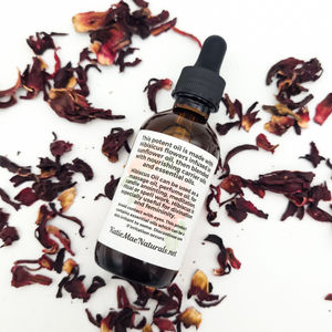 Hibiscus infused ritual oil for divine femininity 
