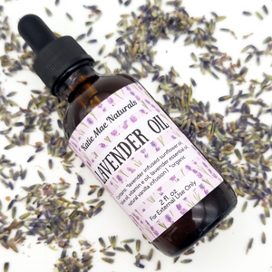 Lavender Oil for Relaxation and Grounding - Ritual Oil - Herbal Massage Oil - Organic - Vegan