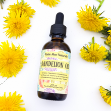 Load image into Gallery viewer, Organic herb infused massage oil with dandelion
