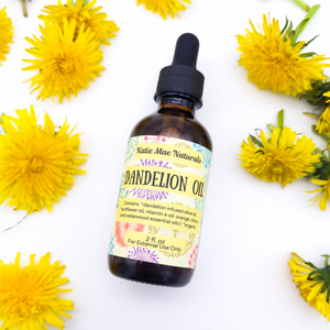 Organic dandelion infused ritual oil for Manifestation 