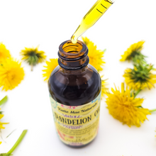 Load image into Gallery viewer, Organic dandelion herbal infused oil
