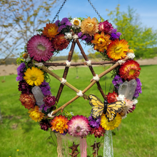 Load image into Gallery viewer, Summer Solstice Witches Bells Door Wreath
