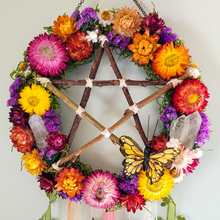 Load image into Gallery viewer, Summer Solstice Witches Bells Door Wreath
