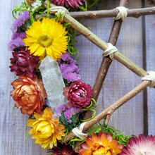 Load image into Gallery viewer, Summer Solstice Witches Bells Door Wreath
