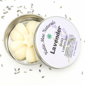 Zero waste solid lotion bar 