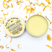 Load image into Gallery viewer, Herb infused organic Calendula salve
