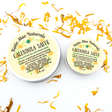 Load image into Gallery viewer, Organic calendula salve with infused herbs for sensitive skin 
