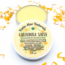 Load image into Gallery viewer, Organic calendula salve for sensitive skin 
