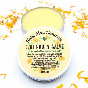Organic calendula salve for sensitive skin 