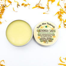 Load image into Gallery viewer, Organic herbal calendula salve for dry sensitive skin 

