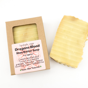 Vegan dragons blood soap with shea butter 