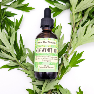Mugwort Oil for Dream Magic - Herb Infused Ritual Oil - Anointing Oil - Vegan