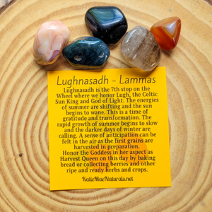 Lughnasadh Gemstone Set - Crystals for Lammas