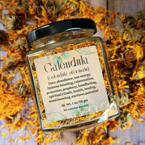 Dried organic Calendula flowers 