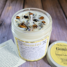 Load image into Gallery viewer, Gemini zodiac soy wax candle
