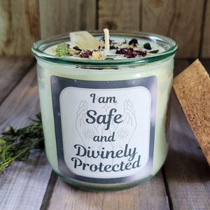 Protection Intention Candle (Dark Musk) 10 oz