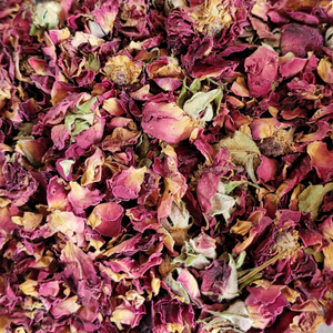 Dried Rosebuds and Petals - 1 oz Jar