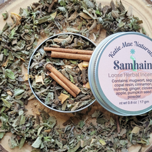 Load image into Gallery viewer, Samhain Herbal Incense Blend - Loose Incense with Herbs and Resins for Samhain
