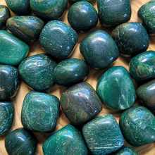 Load image into Gallery viewer, Tumbled dark green aventurine stones
