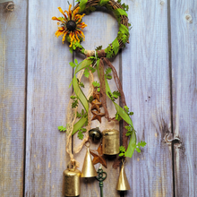 Load image into Gallery viewer, Fall Vibes Witches Bells Door Chimes
